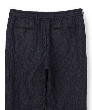 JOSEPH HOMME 【HIGH GRADE LINE】ブリーズリージャガード　ドロスト付ストレートパンツ / HOVE CONVERTIBLE ネイビー系