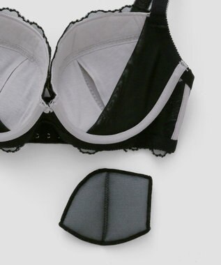 San-ai Resort（三愛水着楽園） エレガントコレクション 【2412】 単品ブラHIカップ ブラック