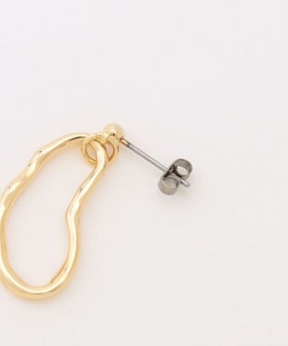 ANY 【WEB限定】メタルリングピアス(両耳用) リング型