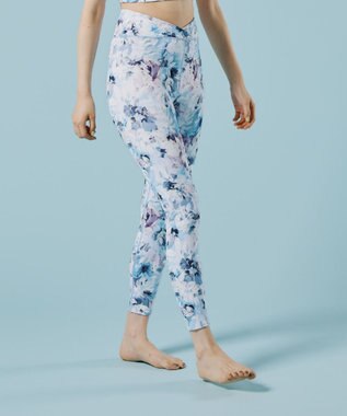 San-ai Resort（三愛水着楽園） 【水陸両用】　プリントレギンス　M・L　【Reir（レイール）】 ブルー