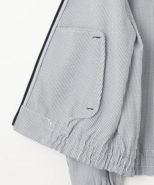 J.PRESS KIDS 【140-170cm】ステンカラー  ライトアウター ネイビーストライプ系