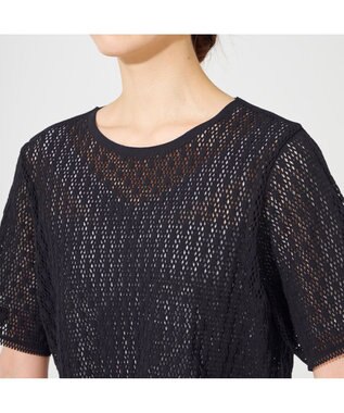 Chacott 【ノーソーイングニット】キシリトールショート丈トップ ブラック