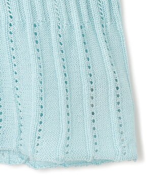 TOCCA EYELET AJISAI CARDIGAN カーディガン ライトブルー系