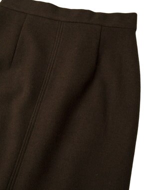 YECCA VECCA メルトンナロースカート Brown
