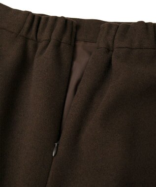 YECCA VECCA メルトンナロースカート Brown