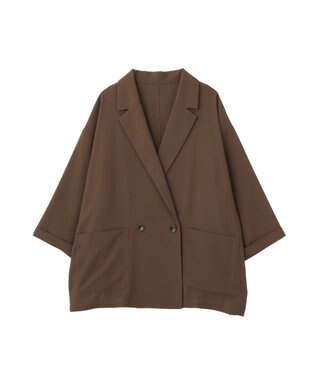 Green Parks 【適ON】シアーシャツジャケット Brown