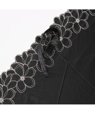 UNBILLION カシュネ cachenez / 【晴雨兼用】【日傘】 【UV カット率99.999.9％以上】PU軽量フラワー刺繍ミニ折りたたみ傘 ホワイト