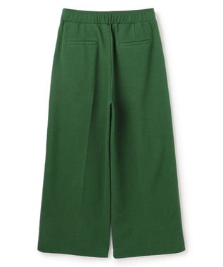 UNFILO ブラッシュドジャージー ワイドパンツ グリーン