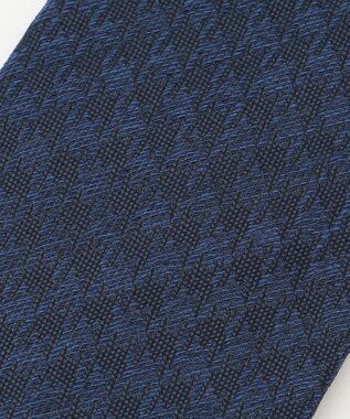 KASHIYAMA KASHIYAMAオリジナル【JAPAN MADE】ハウンドトゥースネクタイ ネイビー
