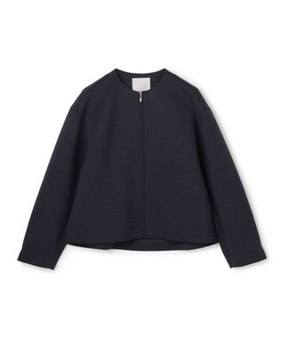 UNFILO ダブルフェイスジャージー ZIPアウター ネイビー