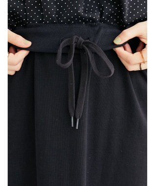 CRAFT STANDARD BOUTIQUE リブロングスカート Black