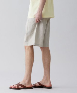 UNFILO MENS ライトリネン ショートパンツ [23年春夏商品] グレージュ