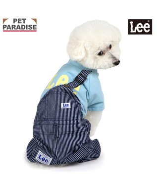 PET PARADISE Lee ワンショルダー パンツつなぎ 《ヒッコリー》 小型犬