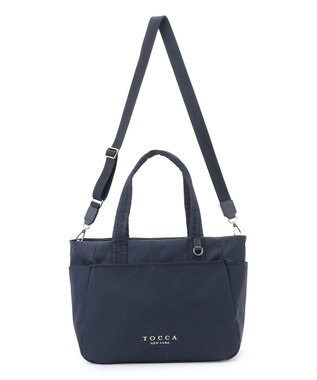 TOCCA 【WEB＆一部店舗限定・環境にやさしい素材】【A4サイズ対応】TRAVERSA MOTHERS TOTE マザーズバッグ ネイビー系