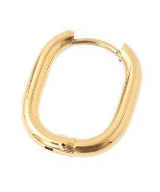 YECCA VECCA ステンレスワンタッチフープピアス Gold