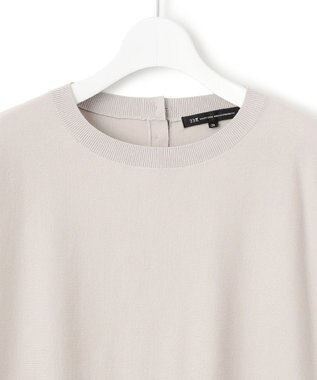 23区 L 【洗える/セットアップ対応】ヴィスコースストレッチ ドルマン ニット ベージュ系
