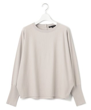 23区 L 【洗える/セットアップ対応】ヴィスコースストレッチ ドルマン ニット ベージュ系