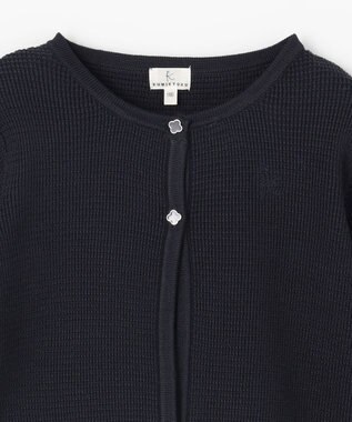 組曲 KIDS 【110-140㎝】クラシカルニット ジャケット ネイビー