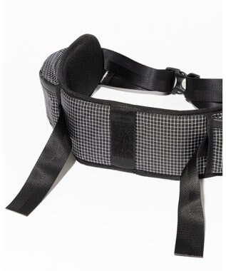 JOSEPH ABBOUD MOUNTAIN 【軽量/ECO撥水/サスティナブル素材/サコッシュが取り外せる】リサイクルリップストップ バックパック 33L ブラック系