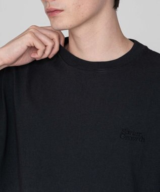 WEGO 【ユニセックス着用ITEM/MLサイズ展開】グラデーションワンポイントT（SS） ブラックその他