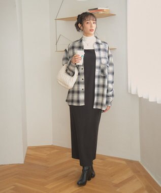 WEGO 【ユニセックス着用ITEM/SMLサイズ展開】チェックネルシャツ 柄2