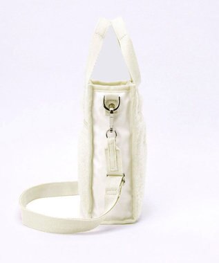 LeSportsac DENIM MINI N/S TOTE/ホワイトデニム/クリームシェルパ ホワイトデニム/クリームシェルパ