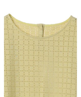 earth music&ecology ジャガードレースプルオーバー Yellow