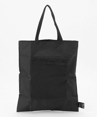 組曲 NOIR 【持ち運びサブバッグ】折り畳み シンプルバッグ(A4サイズ) ブラック系