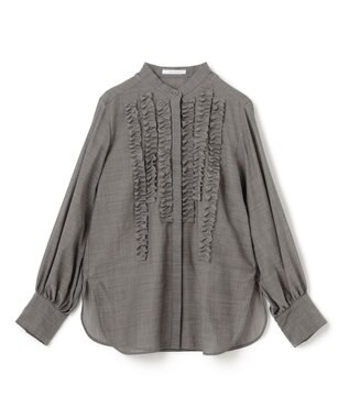 BEIGE， 【洗える・WEB限定】MOYE / フリルブラウス C.Gray