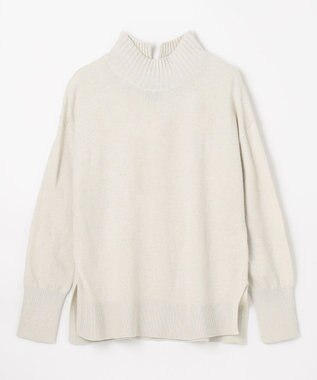 ANY 【手洗い可】イタリーヤーンウールカシミヤミックスプルオーバー オイスター