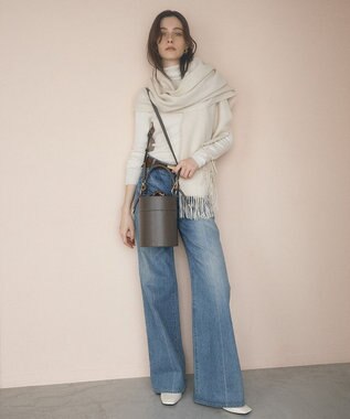 TOPKAPI 【TREASURE TOPKAPI】フェイクレザー バケツ 巾着 ショルダー バッグ トープ