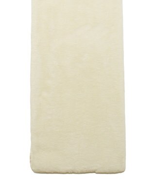 MOONBAT 【WEB限定ラッピング袋付】PAUL & JOE ACCESSOIRES フェイクファービッグリボンマフラー オフホワイト