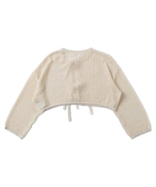 WEGO メッシュニットカーデ ホワイト