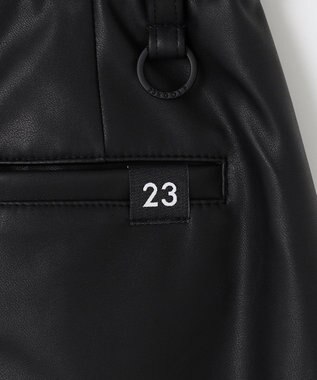 23区GOLF 【WOMEN】フェイクレザー スカート ブラック系