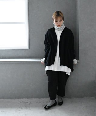 AND WOOL 〈上質な素材と手仕事から生まれた優しいニット〉カシミヤウール靴下 グレー