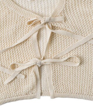 WEGO メッシュニットカーデ ホワイト