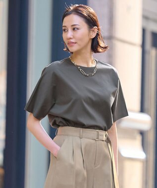 自由区 【XSサイズ～/洗える】ハイカウント半袖 Tシャツ グレー系