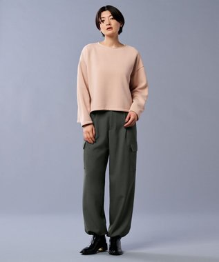 uncrave 【防シワ・洗濯機洗い可】ドライタッチツイル カーゴ パンツ（uncrave STANDARD） スレート