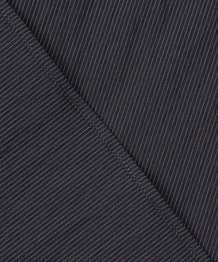 #Newans ドローストリングカラーブラウス ネイビーストライプ系