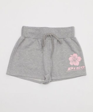 WEGO 【ウエストゴム】別注PIKOショートパンツ 杢グレー