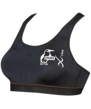 CW-X 【WOMEN】 CW-X 【CHUMS (チャムス)コラボ】 スポーツブラ スポーツゆれケアブラ 【スポーツ時のゆれからバストを守る】 ノンワイヤー トレーニング ジョギング レディース LNY120 /ワコール ブラック
