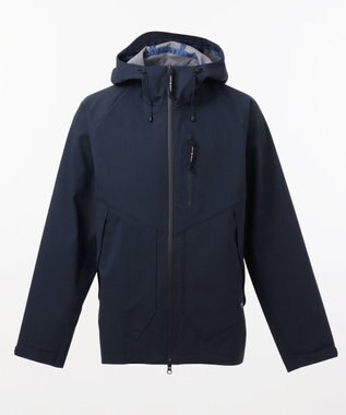 JOSEPH ABBOUD MOUNTAIN スラブシャンブレーストレッチ ブルゾン ネイビー系