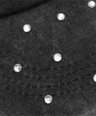 WEGO ロゴラインストーンキャップ ブラック