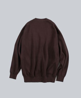 WHITE MAILS 【UNISEX】COTTON PAPER DOUBLE FACE カーディガン コゲチャ