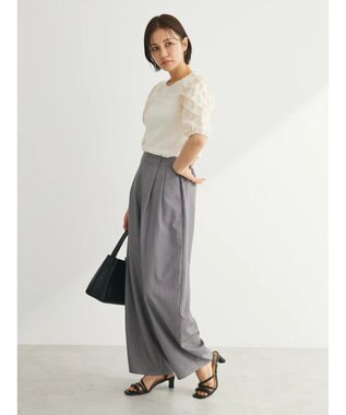 Green Parks ・ＳＵＧＡＲ　ＳＰＯＯＮ　フハクドットスリーブＴＥＥ Ivory