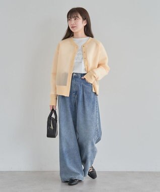 Green Parks シアーダンボールブルゾン Orange