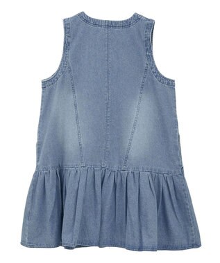 Green Parks ・ＳＵＧＡＲ　ＳＰＯＯＮ　Ｗ－ＺＩＰデニムミニワンピ Indigo