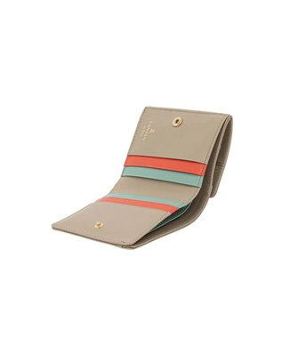 LANVIN en Bleu リュクサンブールカラー 外ボックス二つ折り財布 グレージュ