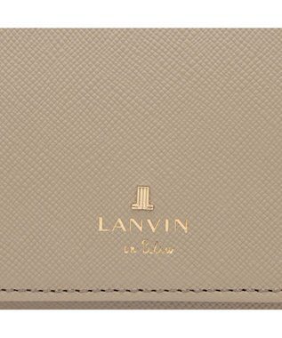 LANVIN en Bleu リュクサンブールカラー 外ボックス二つ折り財布 グレージュ