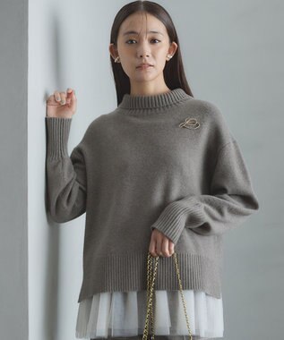 組曲 チュールレイヤード タンク アイボリー系